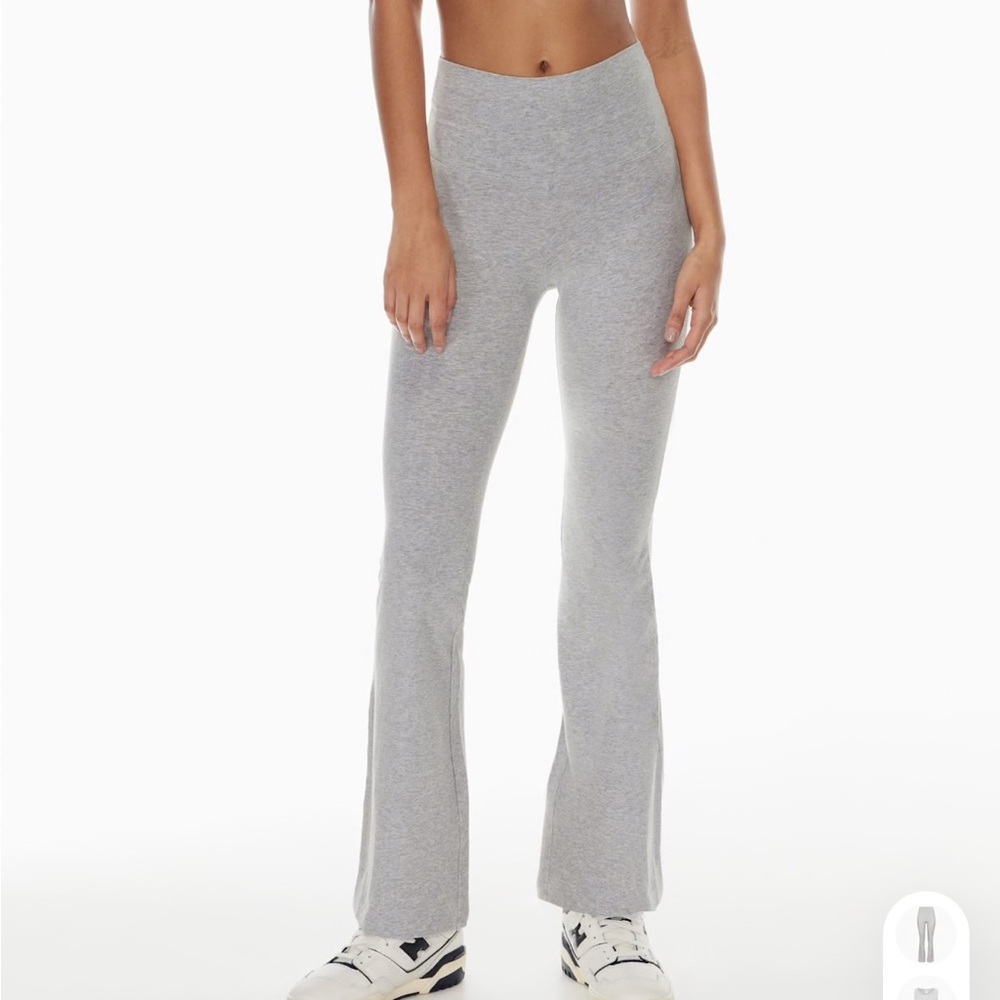 Aritzia Gray Flare Leggings